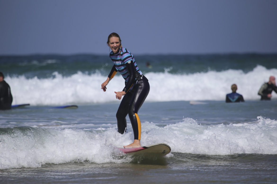 Learn to surf in Cornwall