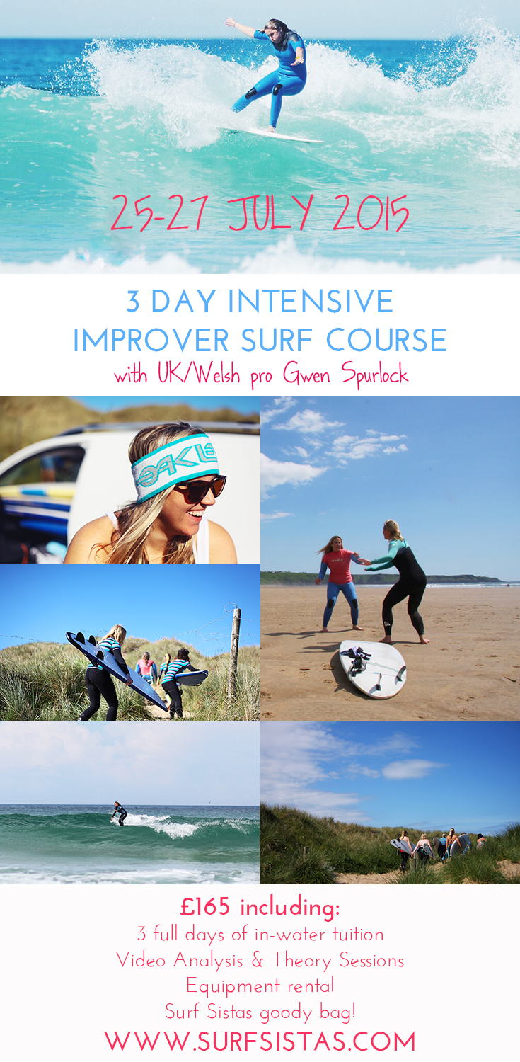 Wales 3 day intensive surf course with Surf Sistas