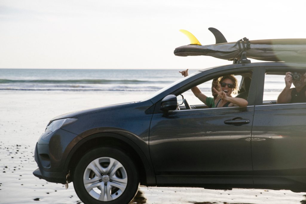 Off roading on the beach