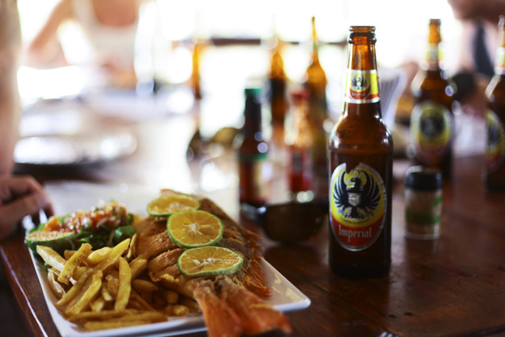 Lunch at a soda on the Nicoya peninsula