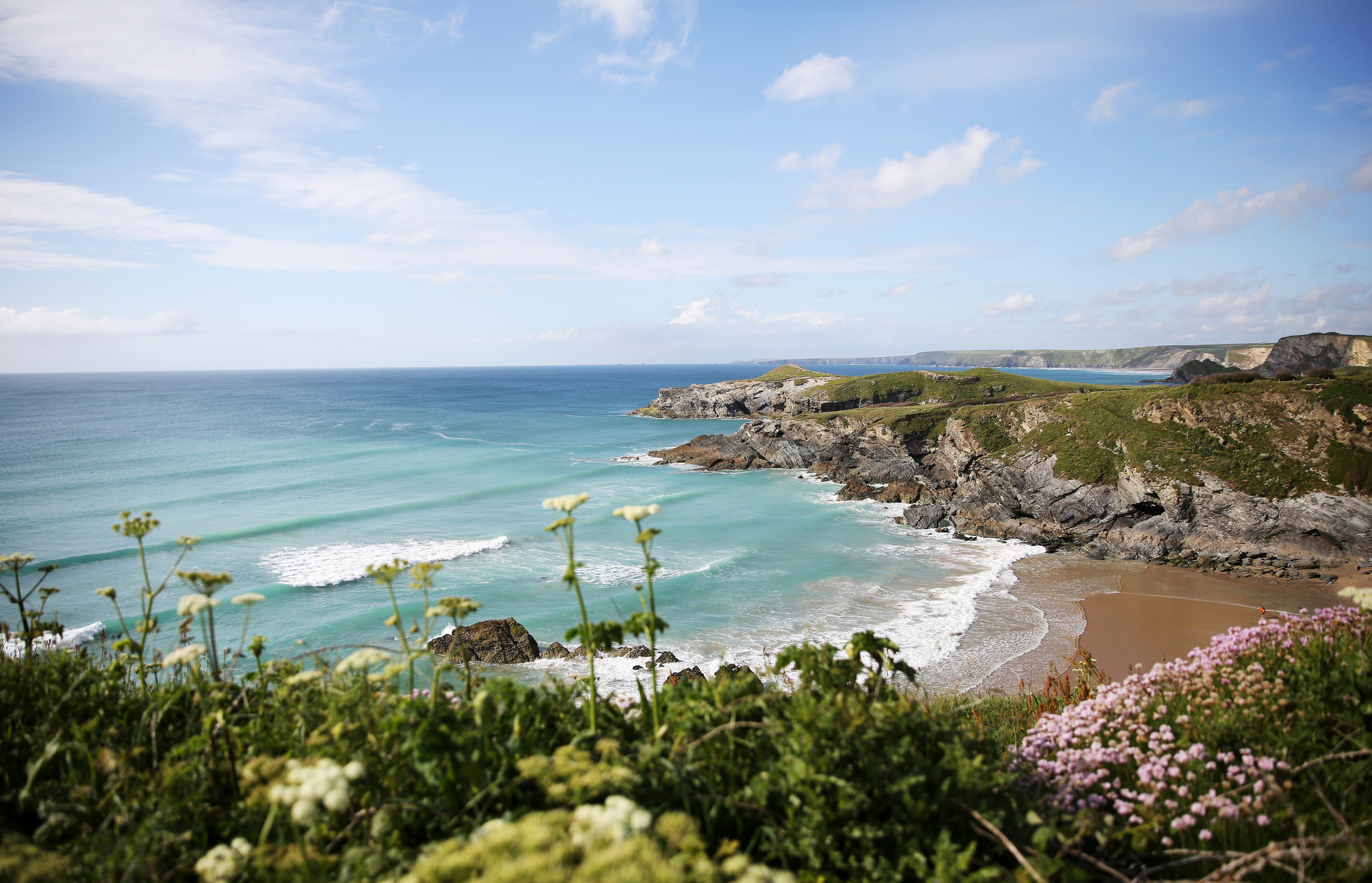 Cornish beach views