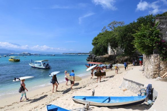 Nusa Lembongan heading to the boat