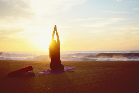 Sunset yoga